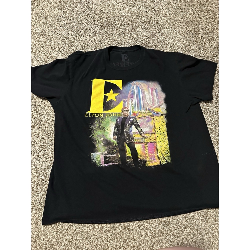 Elton John Shirt 2XL Farewell Yellow Brick Road Concert Tour 2019 Music Pop